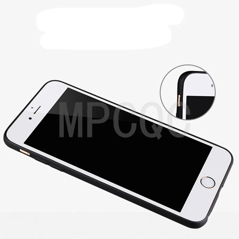 Black Matte cases For iPhone X XS MAX XR Clear Silicon Soft TPU Case 6 6s 7 8 Plus Anti-knock Protection Phone |