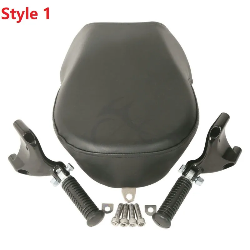 

Мотоциклетное черное заднее сиденье для пассажирского сиденья для Harley Sportster XL 883 1200 2007-2015 08