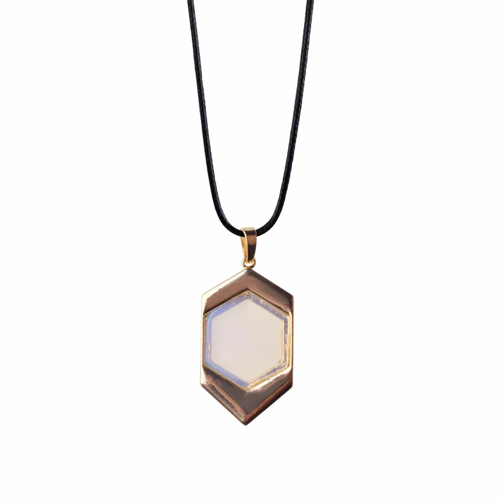 Drop shipping Black Obsidian pendant necklace obsidian star of RongDe Lucky Love Crystal Jewelry With Free Rope | Украшения и