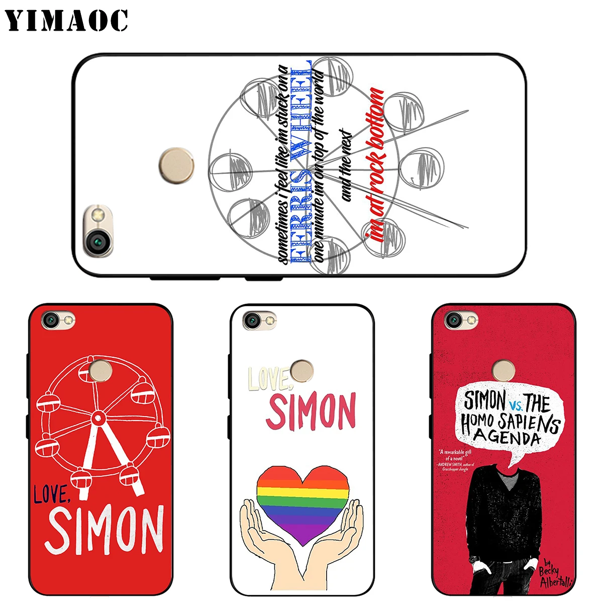 Love Simon Case for Xiaomi Redmi MI Note MAX 3 6a 7 6 8 9 10 GO SE A1 A2 A3 Lite 8A F1 Pro | Мобильные телефоны и