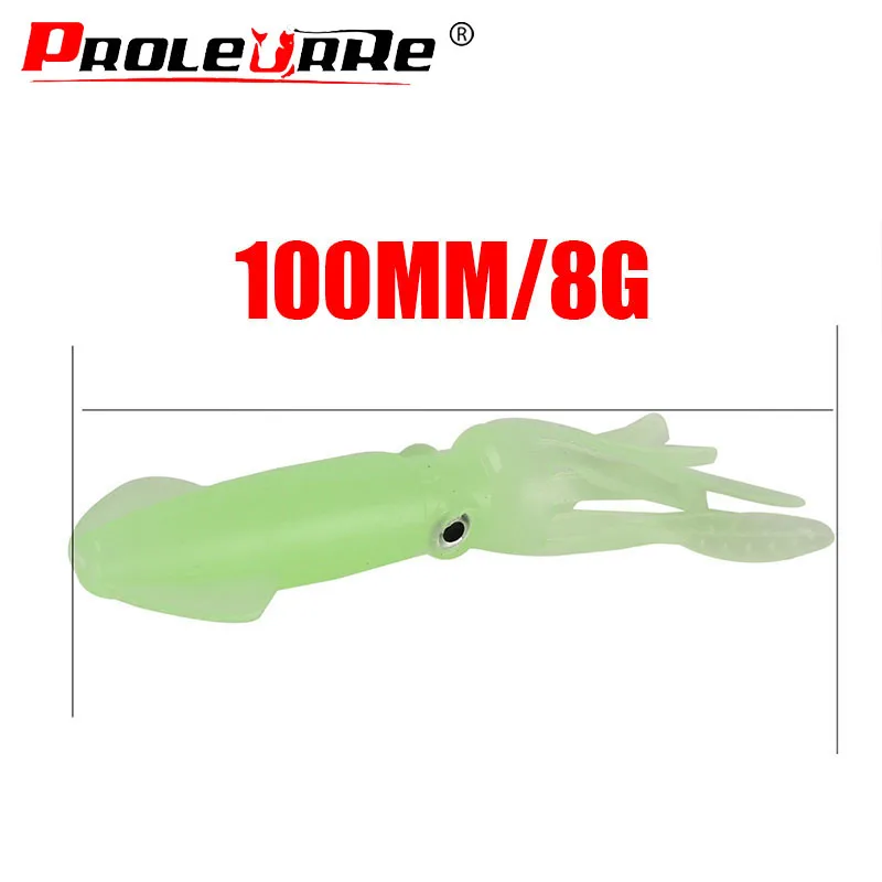 Приманка рыболовная светящаяся 10 см 8 г 1 шт. Мягкая силиконовая приманка PR-178 |