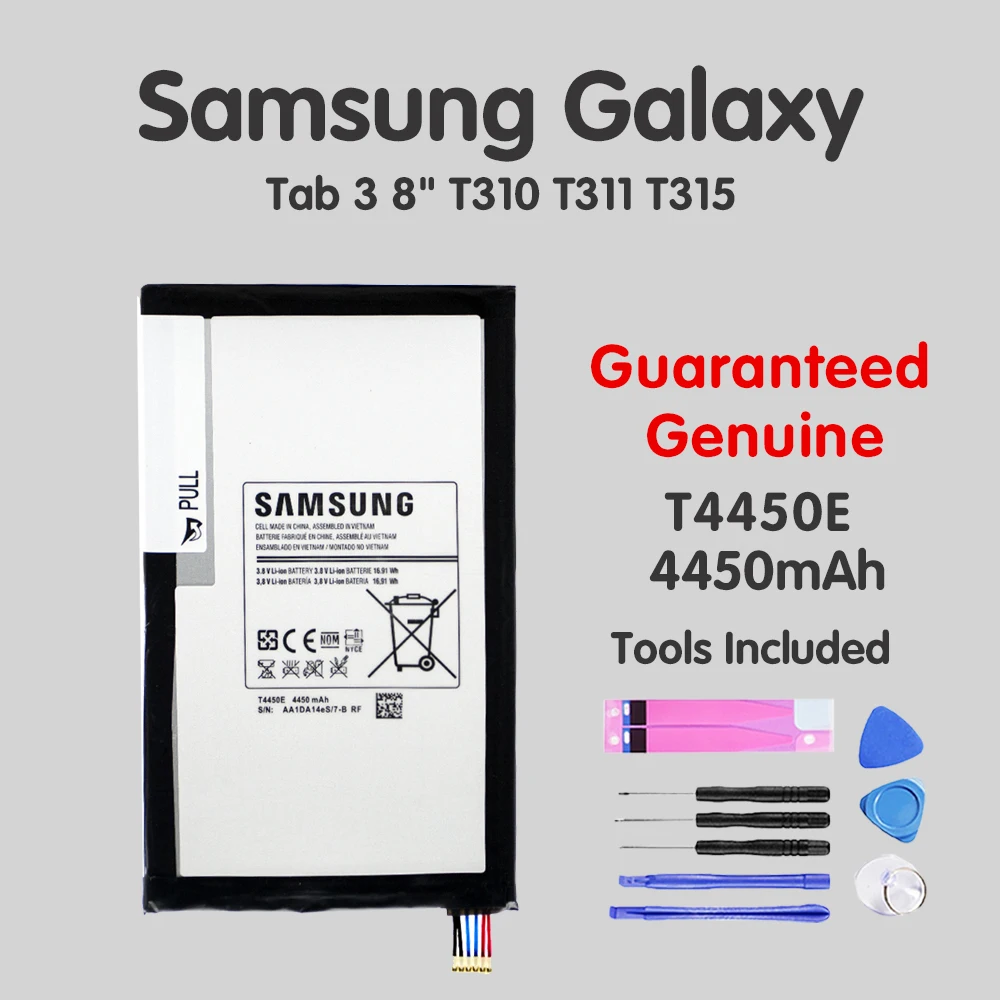 Оригинальный планшетный аккумулятор для Samsung Galaxy Tab 3 8 0 T4450E T310 T311 T315 оригинальные