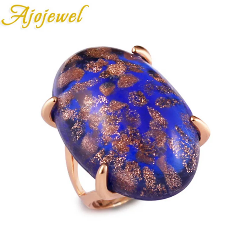 Ajojewel великолепный одиночный большой камень кольцо украшение для ногтей перстень