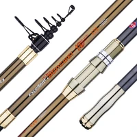 carbon distance throwing rod telescopic fishing pole strong hard power rock fishing canne casting long sections oltas 3 6m 4 5m