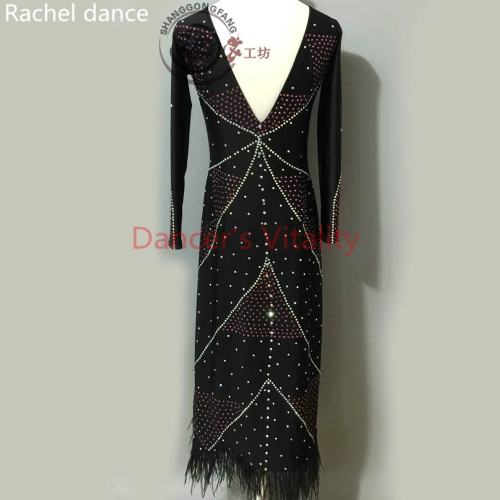 Новинка 2017 стандартное бальное платье для женщин стиль со стразами длинные
