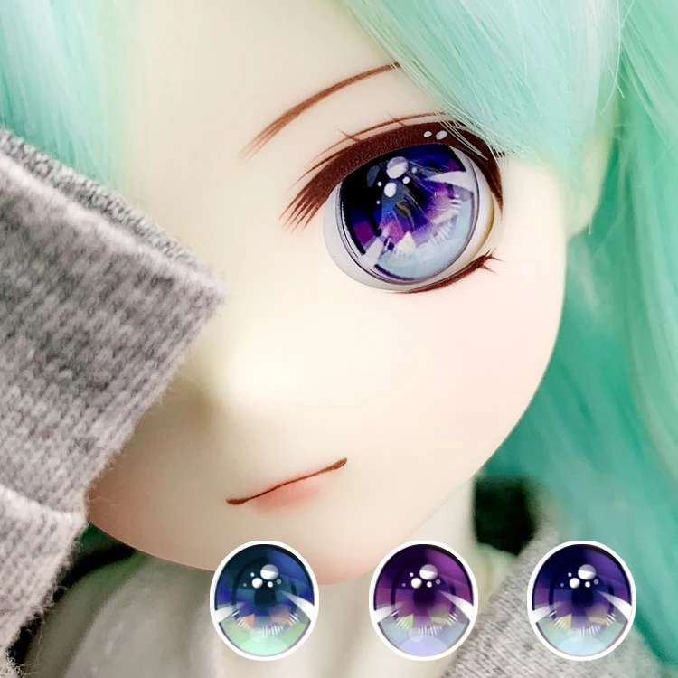 10/12/14/16/18/20/22/24 мм мультяшный глазной шар для 1/8 BJD глаза куклы SD аксессуары