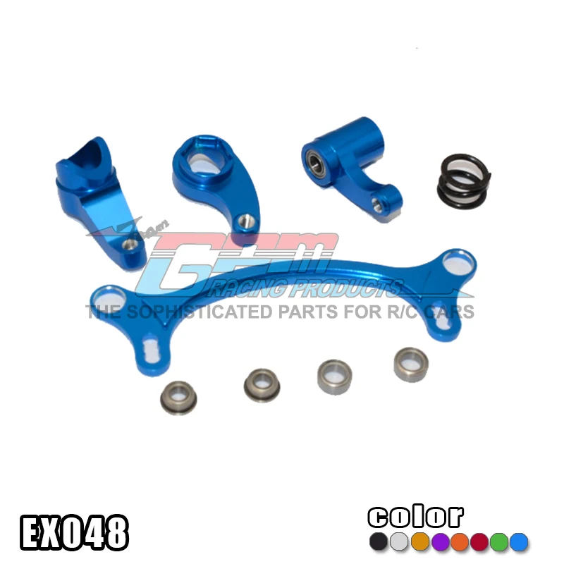Осевой EXO 1/10 4WD Терра Багги литой руль в сборе набор из 4 шт. # EX048|Детали и