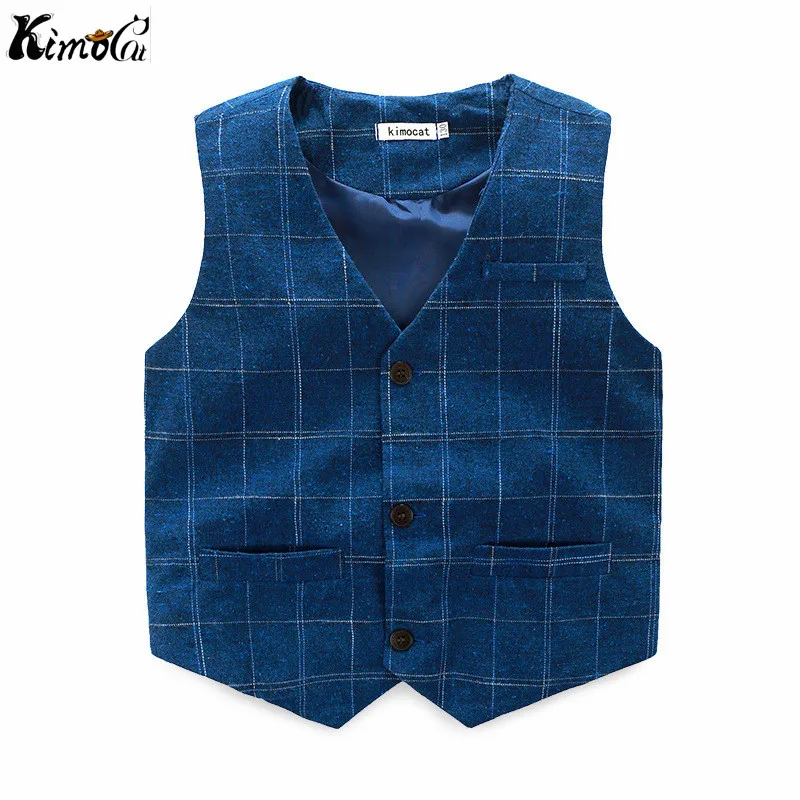 Kimocat new spiderman baby boy cartoon suit of and child gentleman's vest shirt three pieces boys clothes |