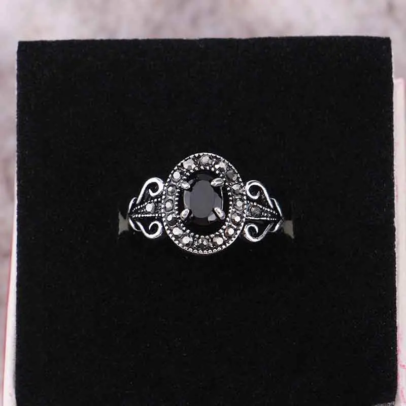 WLP 2018 новые модные кольца черные зеленые камни женские Кольца Драгоценные