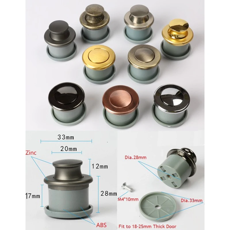 4 шт. скрыть шкафа кнопки ручка для RV мотор домашнего караван|Ручки шкафа| |