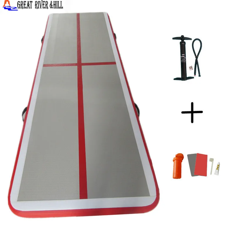 

2018 hot sale 3x1x0.1mm great river hill inflatable air track gymnastics mat