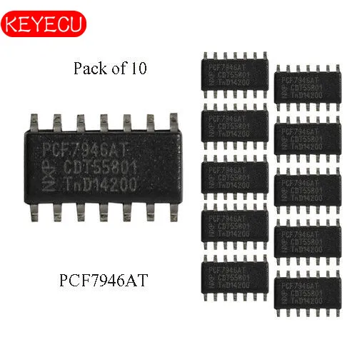 Keyecu 10PCS PCF7946AT SOP-14 IC Module | Автомобили и мотоциклы