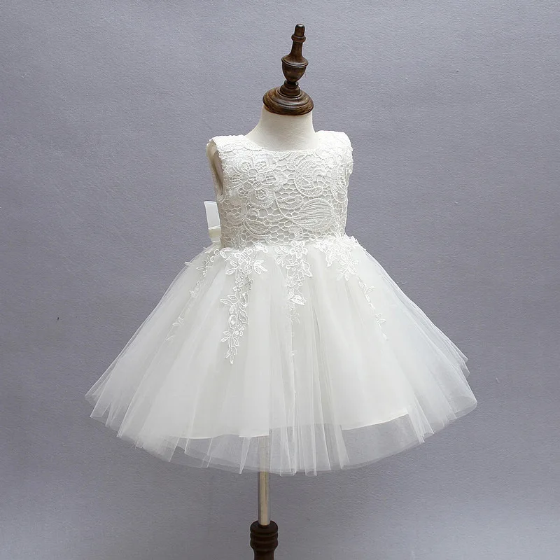Летняя одежда для маленьких девочек платье с цветами свадебной