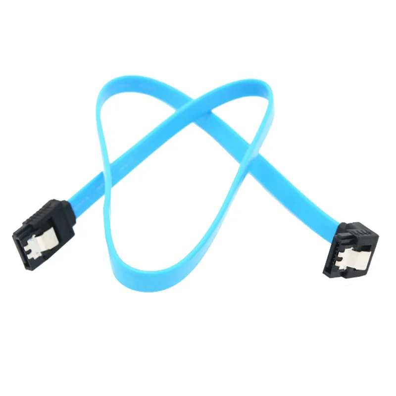 Высокоскоростной прямой прямоугольный кабель 6 Гбит/с SATA 3 0 ГБ/сек. III плоский для