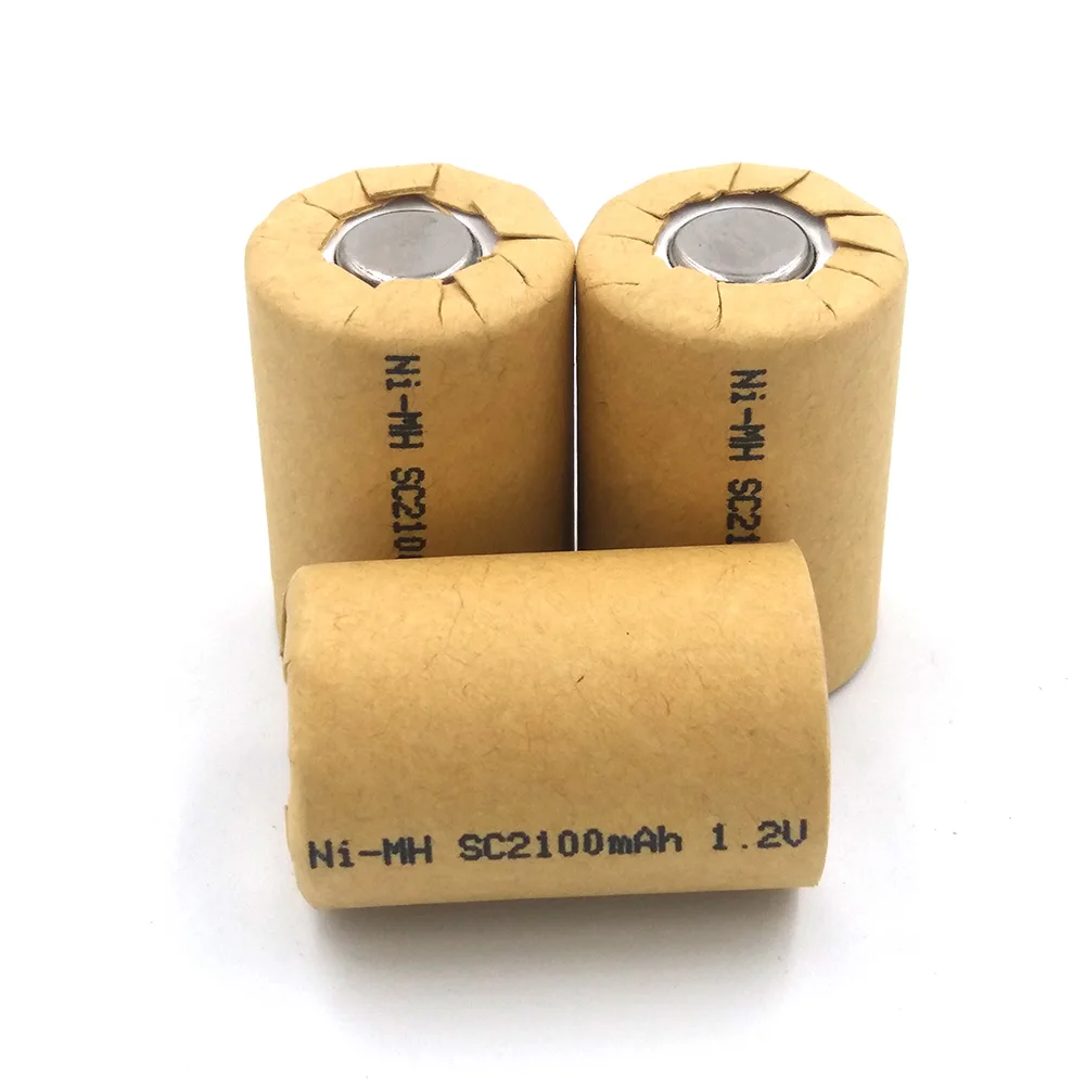 Батарея питания, 4/5 SC2100mAh 4 шт, Ni-MH, power Cell, аккумуляторная батарея, скорость разряда 15C, батарея электроинструмента, батарея, ячейка