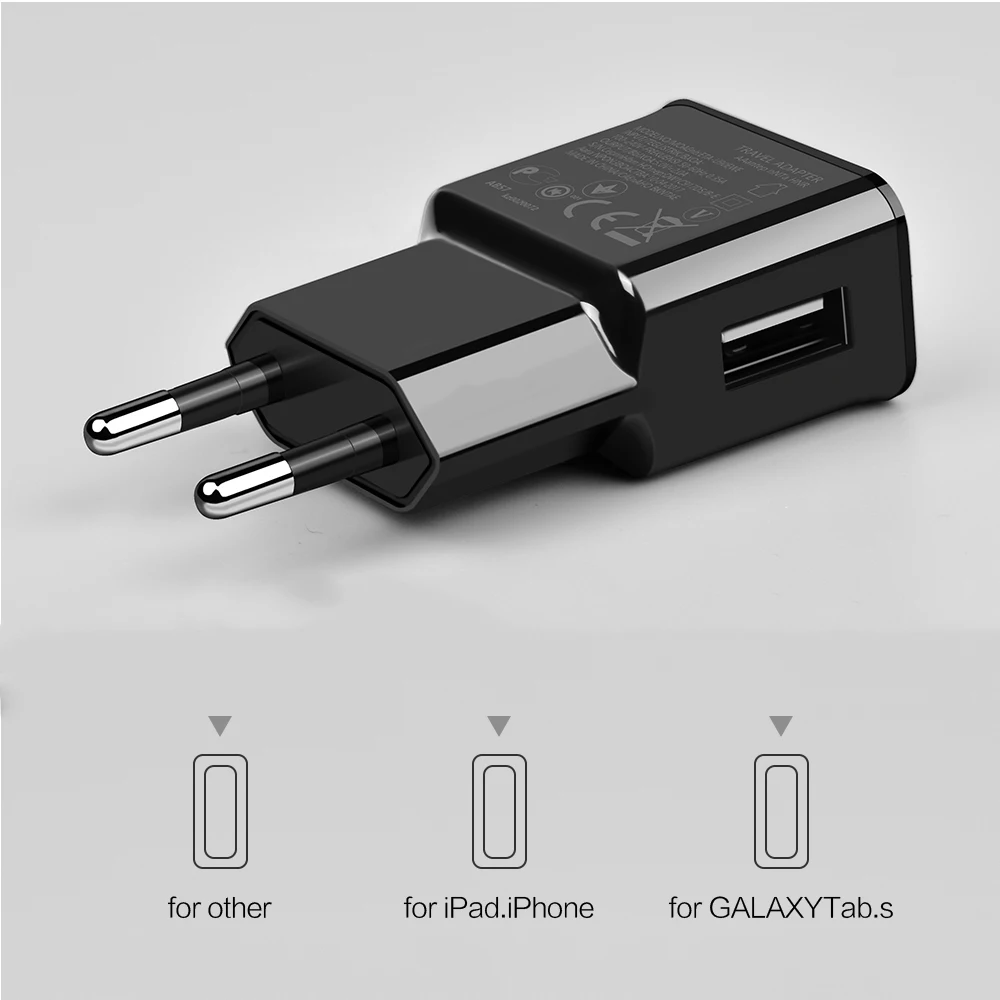 ZRSE 5V 2.4A USB зарядное устройство для iPhone X 8 7 iPad быстрое настенное ЕС адаптер samsung S9