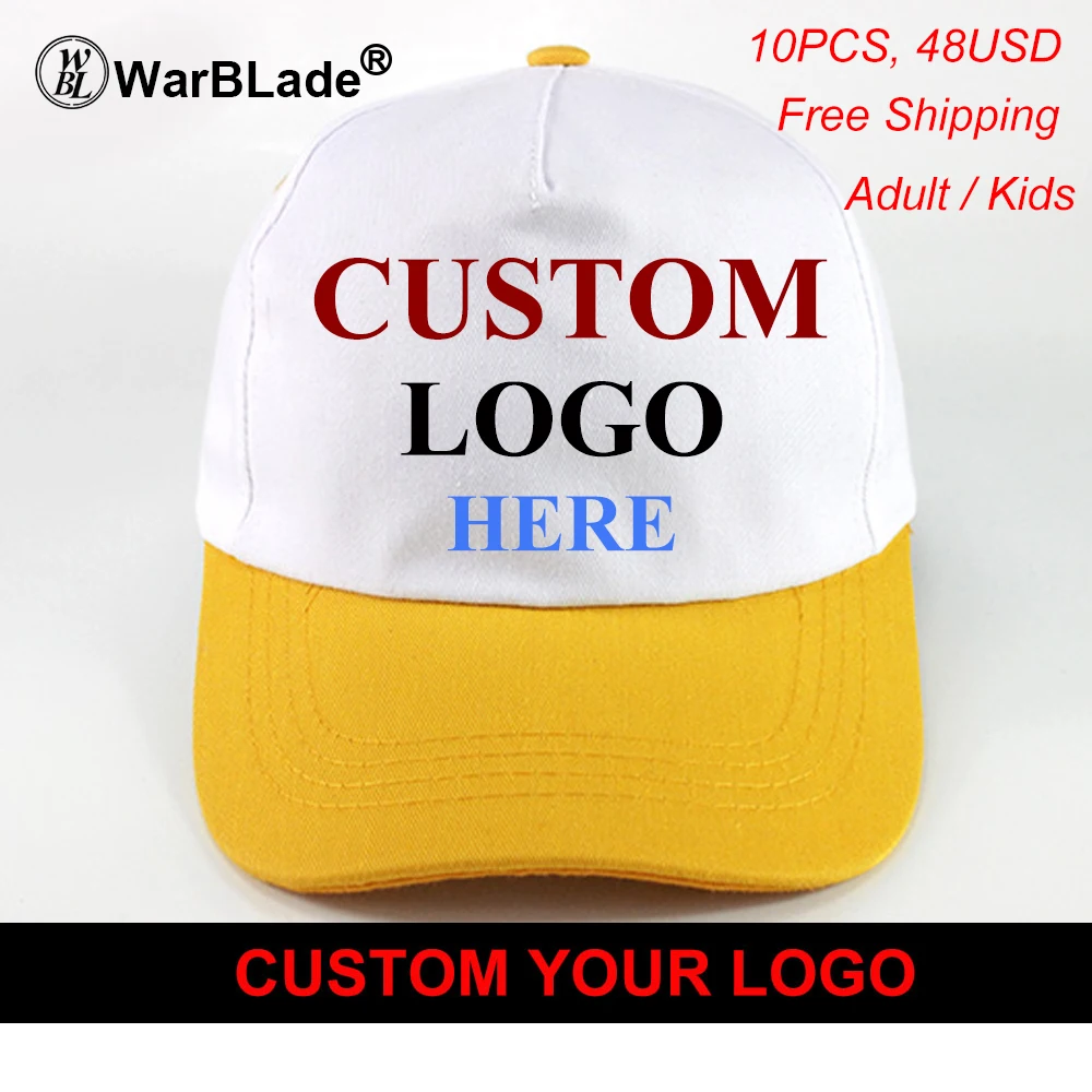 WarBLade LOGO Custom Embroidery Hats Baseball Snapback Cap Custom Acrylic Cap Adjustable Hip Hop or Fitted Full closure Hat
