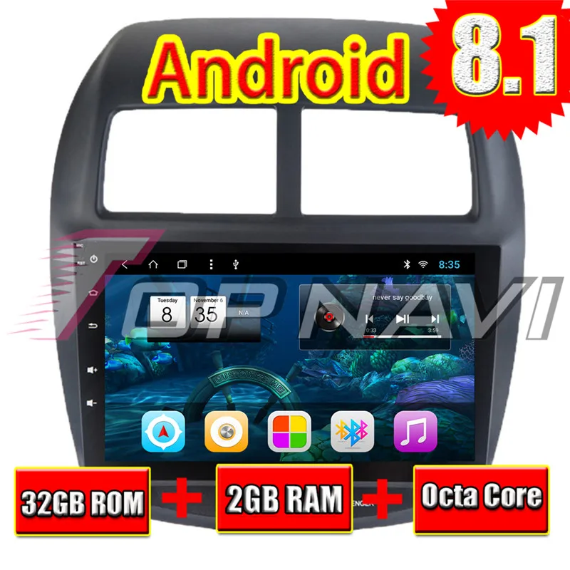 Автомобильный GPS плеер радио для Mitsubishi ASX 2013 10 1 '' Android 8 Topnavi автомобильная