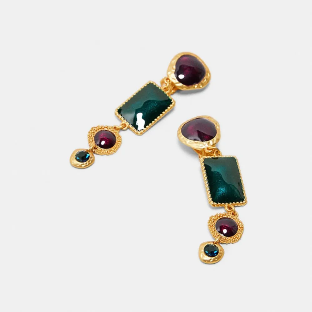 Flatfoosie ZA Boho браслеты в форме сердца для женщин модные геометрические браслеты с подвеской свадебные подарки массивные украшения