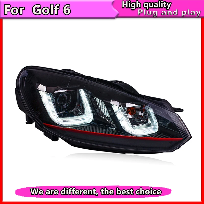Автомобильный Стайлинг для VW Golf 6 2010 2012 светодиодный головной светильник MK6