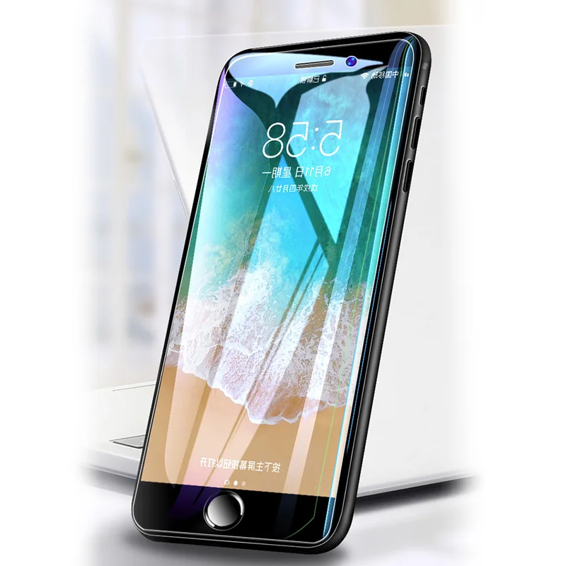 TISDLIP 9 H полное покрытие закаленное стекло для iphone 6 6s 7 8 плюс X защитное на пленка |