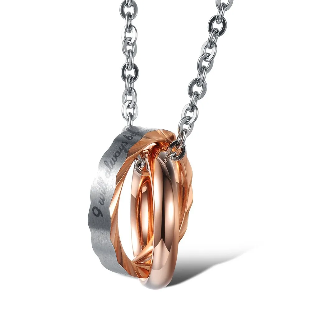 Ювелирные изделия от OPK 2 шт цена! Классическое двойное женское/Мужское ожерелье