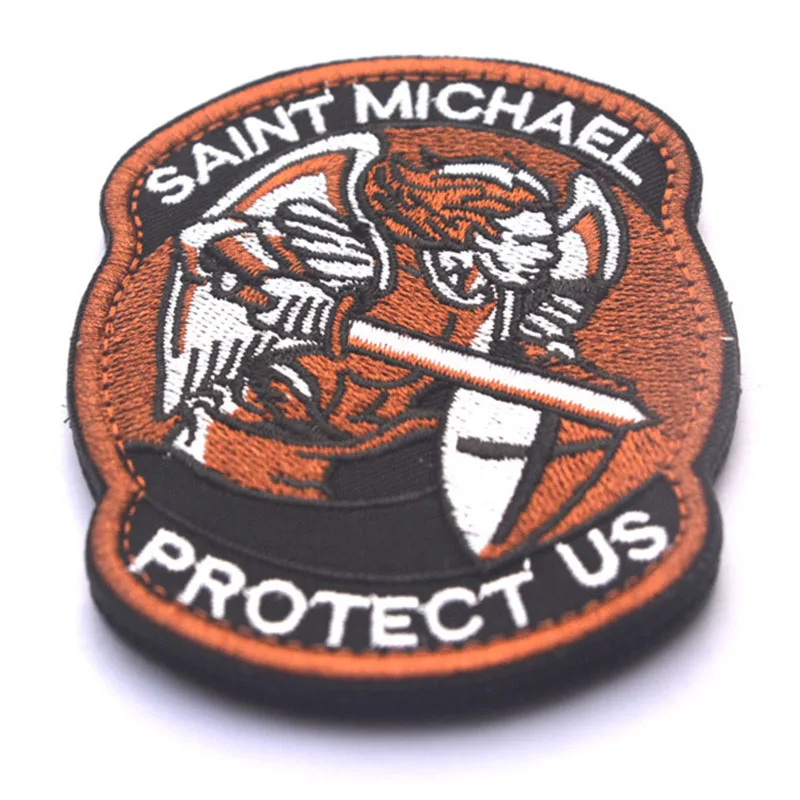 Военный Патч Saint Michael армейский военный 3D знак нарукавная нашивка|us patch|armband