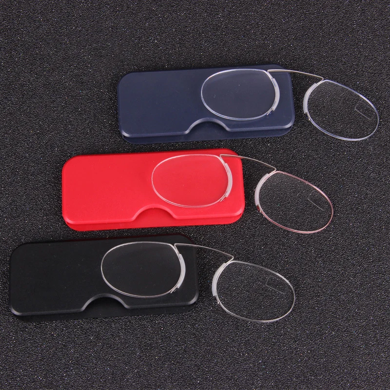 Zilead, портативные очки для чтения с зажимом для носа, ультралегкие, SOS Pince Nez, оптические очки для дальнозоркости для мужчин и женщин+ 1,0+ 1,5+ 2,0+ 2,5+ 3,5
