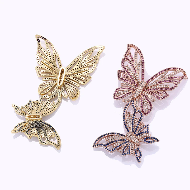 Ювелирные аксессуары металлические микро закрепки красочные циркониевые