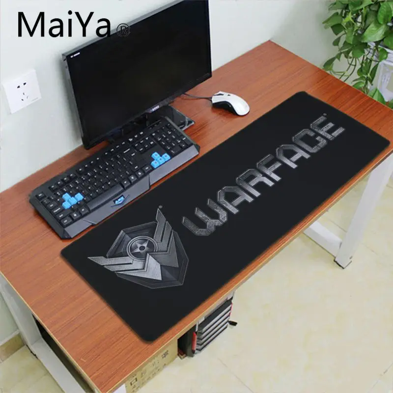 Maiyaca warface, резиновая мышь, прочный Настольный коврик для мыши, 700*300 мм, игровой коврик для мыши, скоростная клавиатура, коврик для мыши, ноутбук, ПК, Настольный коврик