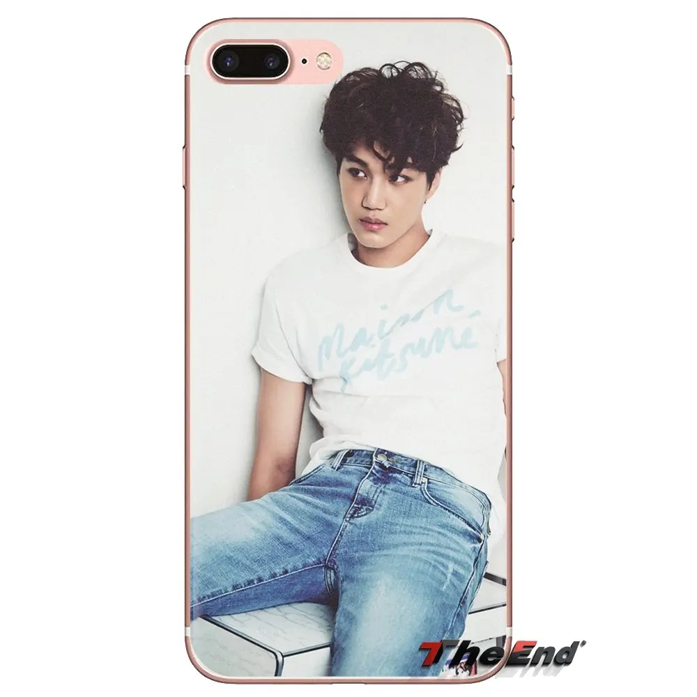 Мягкие прозрачные чехлы для iPod Touch Apple iPhone 4 4S 5 5S SE 5C 6 6S 7 8 X XR XS Plus MAX Kai Kim Jong In Exo Kpop |