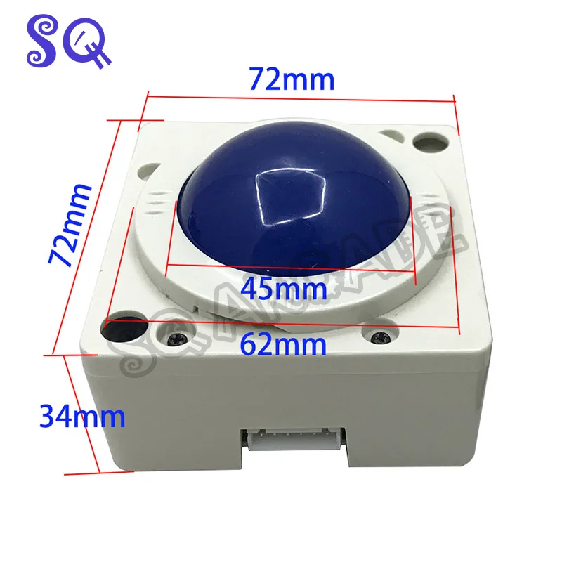 led Проследить Бал trackball с 60 в 1 разъем для аркадная игра машина - Цвет: led