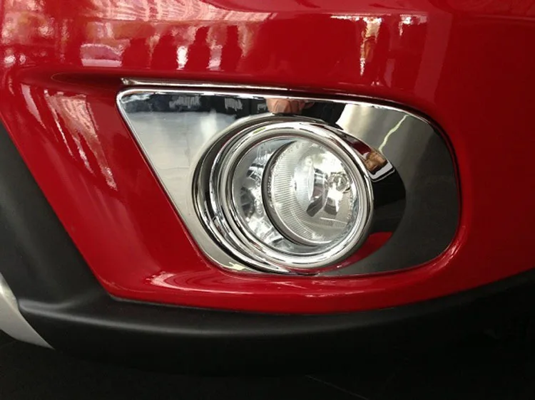 

Fit For Dodge 2013 Journey Car Accessories Quality ABS Chrome 2pcs Head Front Fog Lights Decoration Lamp Lights Protector Cover