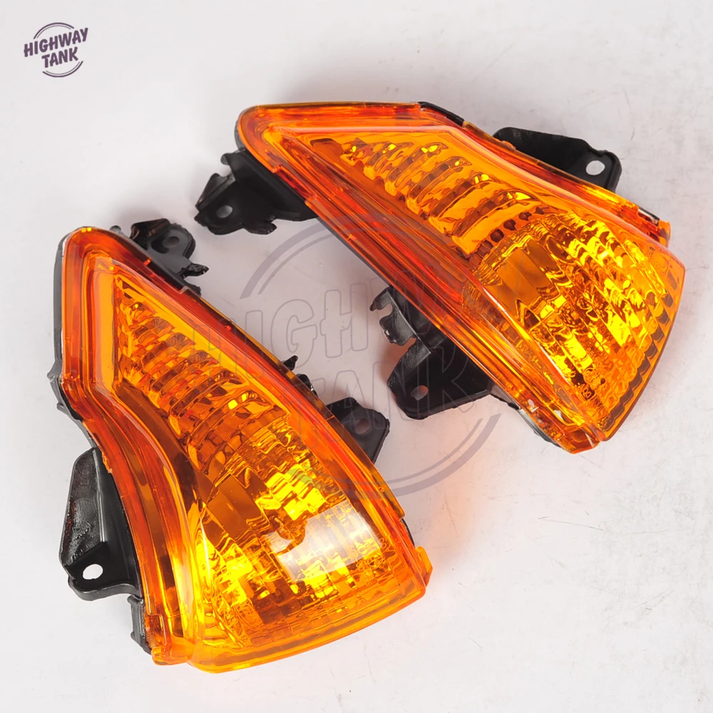 Orange Lens Motorcycle Turn Indicator Signal Winker Case for Kawasaki ER6N ER6F ER6R 2009-2011 |