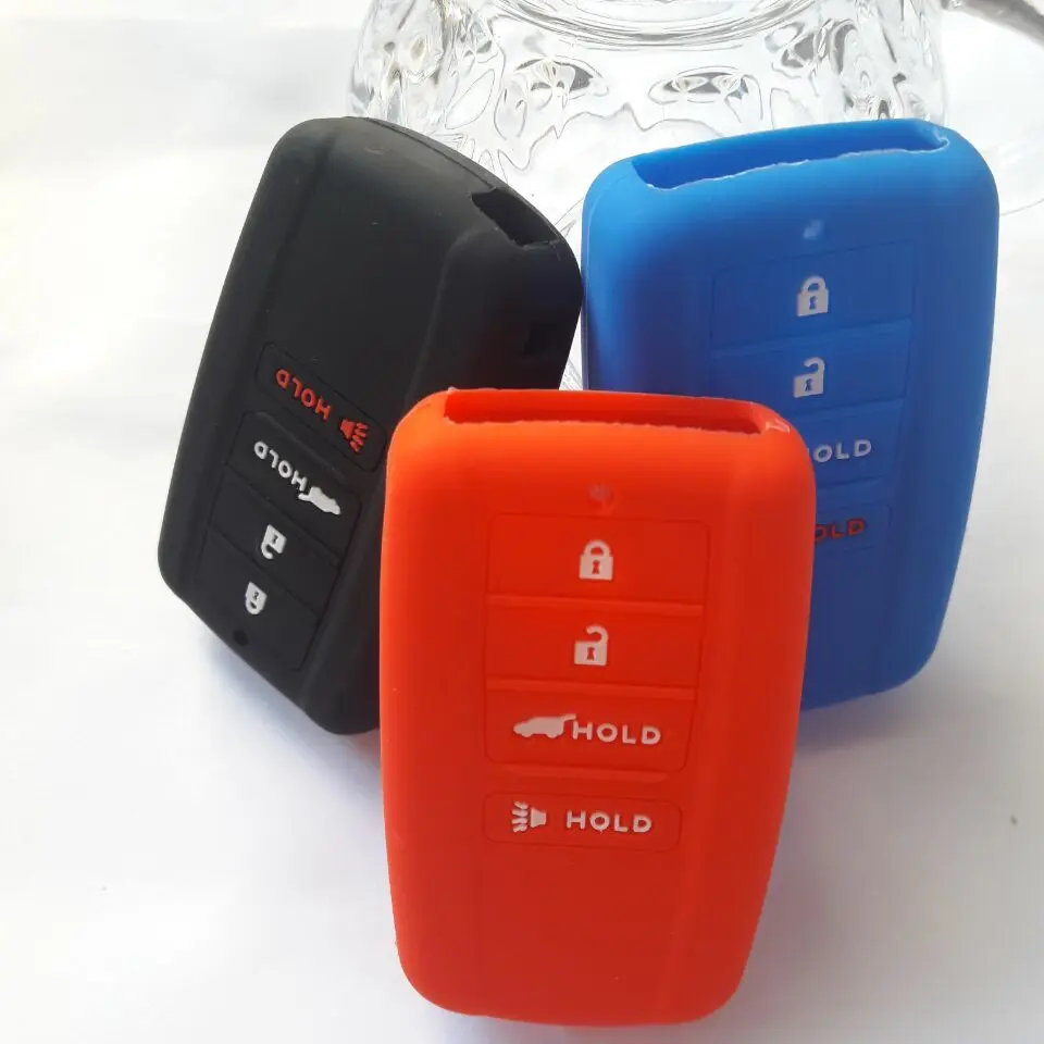 Силиконовый чехол для пульта дистанционного управления смарт ключей Acura 4 кнопки