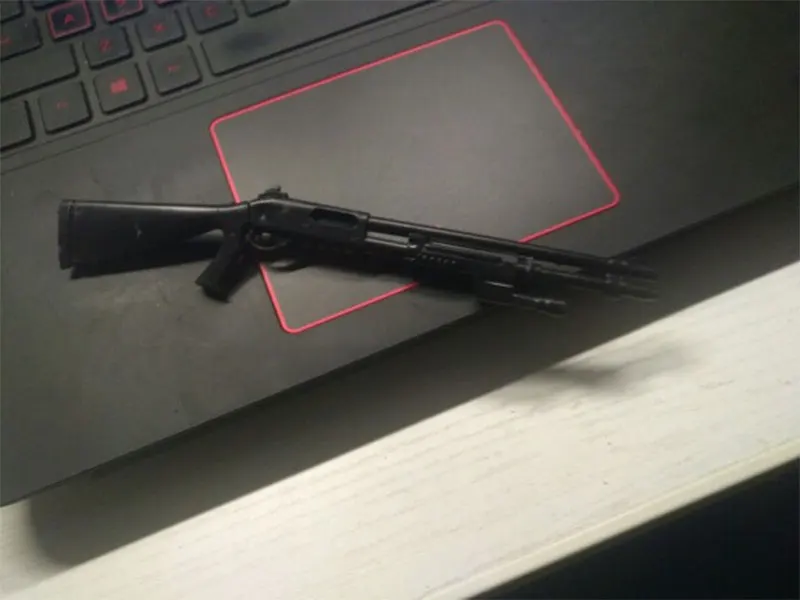 1:6 весы M1 SUPER90 Escopeta модель аксессуары Alien сборка пластиковая военная солдатское
