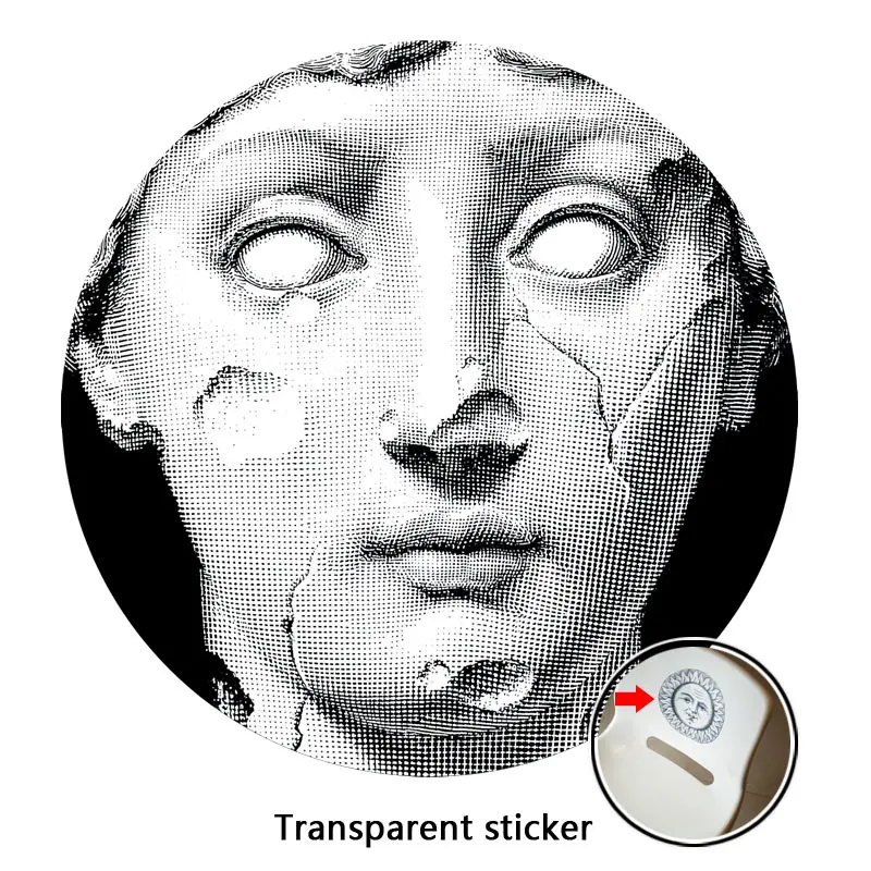 115 NO.113-140 дизайнерские обои Fornasetti, прозрачные наклейки на стену для украшения стен, гостиной, 1 шт - Цвет: 115