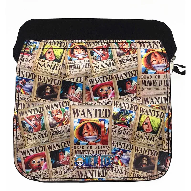 Модные кожаные косметички Аниме One Piece Naruto хит продаж дизайнерские ручки