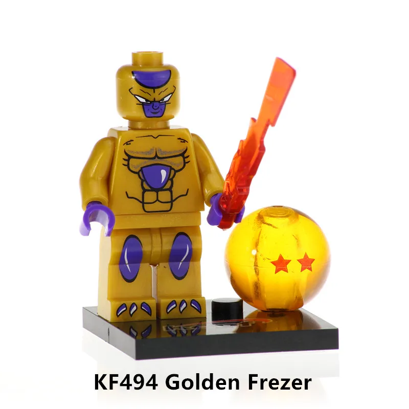KF494 Without Box Один Dragon Ball Z сын Goku vegeta Recoom Raditz модель строительные блоки действие для Детский подарок игрушки KF6057 - Цвет: KF494 Without Box
