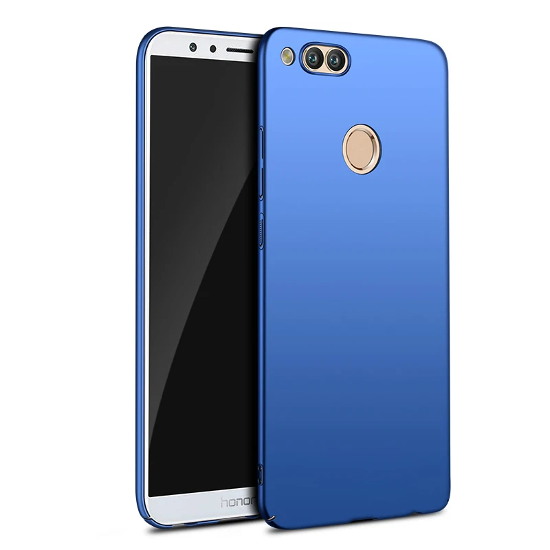 Роскошные Матовые чехлы для Huawei Honor 7x Чехол 7 X жесткий защитный чехол из