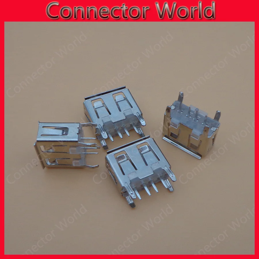 25 шт. материнская плата для ноутбука micro 2 0 USB 4 pin DC Белый A Тип плоский угол 180