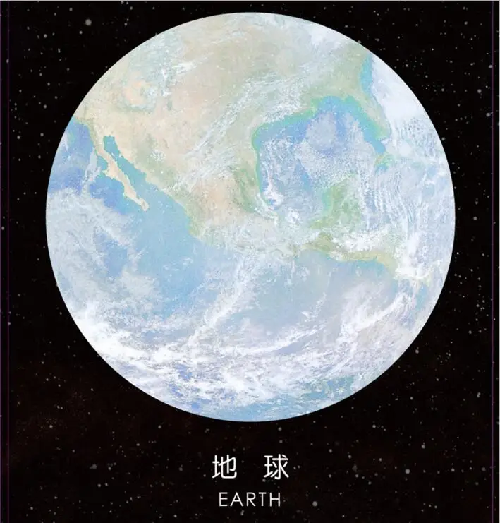 Серия Natural Dream Planet самоклеящийся Набор стикеров для заметок бумажные наклейки закладки школьные офисные поставки - Цвет: 6