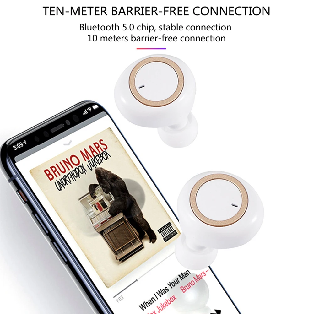 DT 2 беспроводные наушники Bluetooth гарнитура 5 0 TWS спортивные игровая Гарнитура 3D