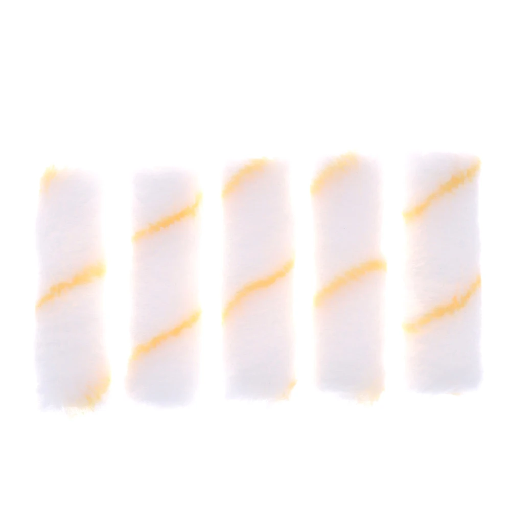 

5 Pcs 4" Paint Roller Covers Mini Paint Roller Edger Trim Roller