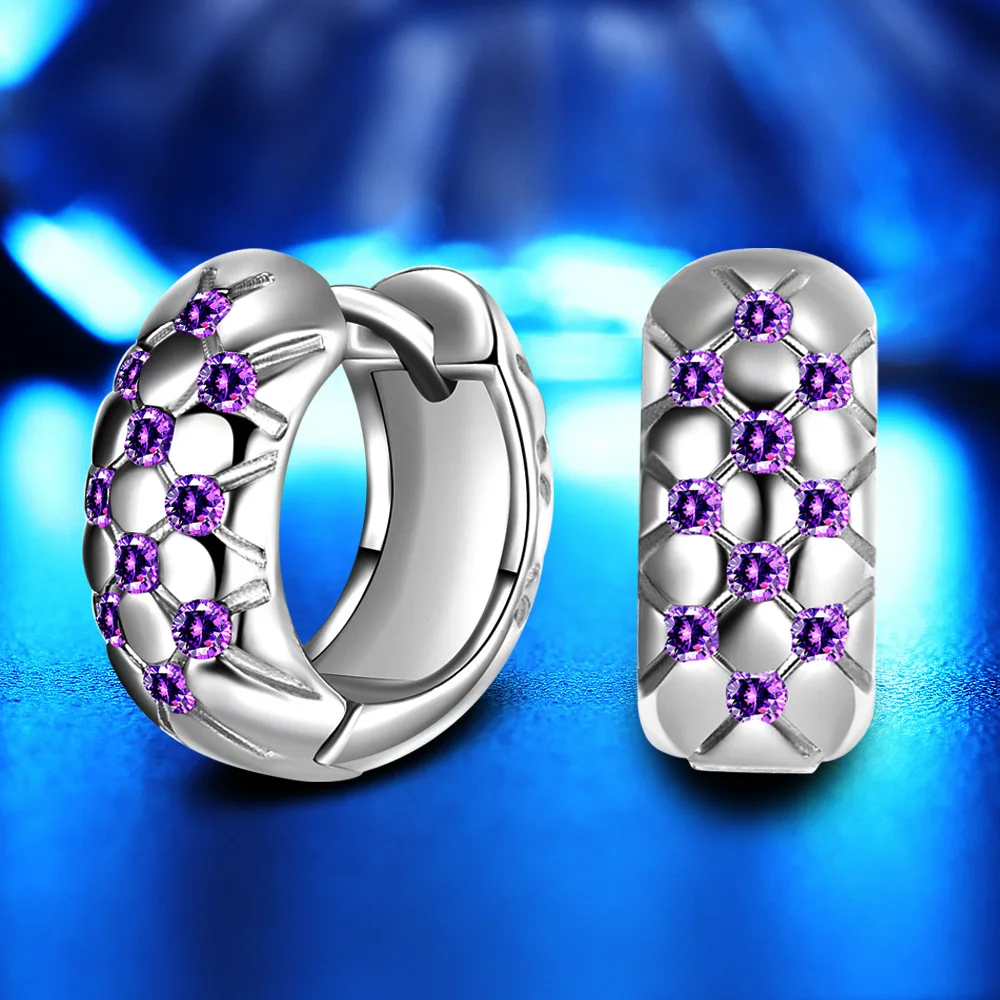 Новое поступление 2019 серьги-кольца с кристаллами ювелирные изделия подарок для