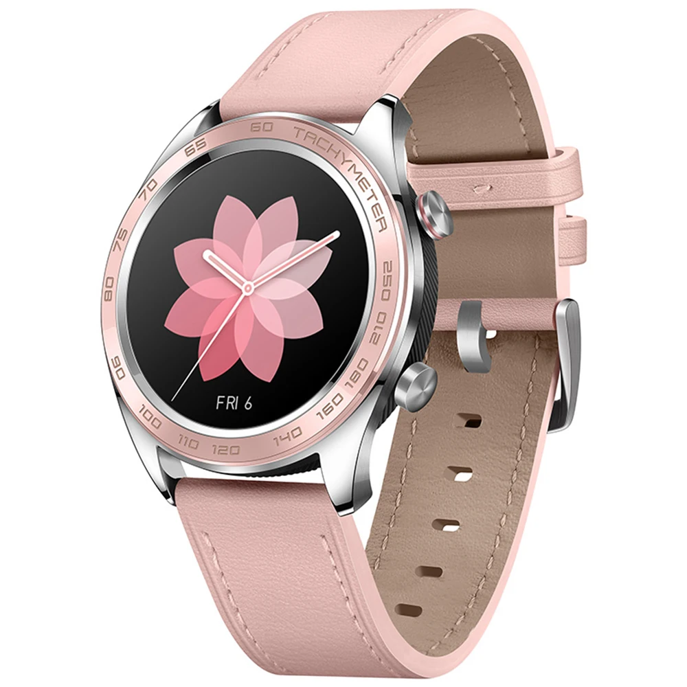 Leather Band Honor Watch Dream, умные часы, 1,2 дюйма, AMOLED, цветной экран, gps, в реальном времени, пульсометр, давление, управление сном, несколько видов спорта - Цвет: Leather Band