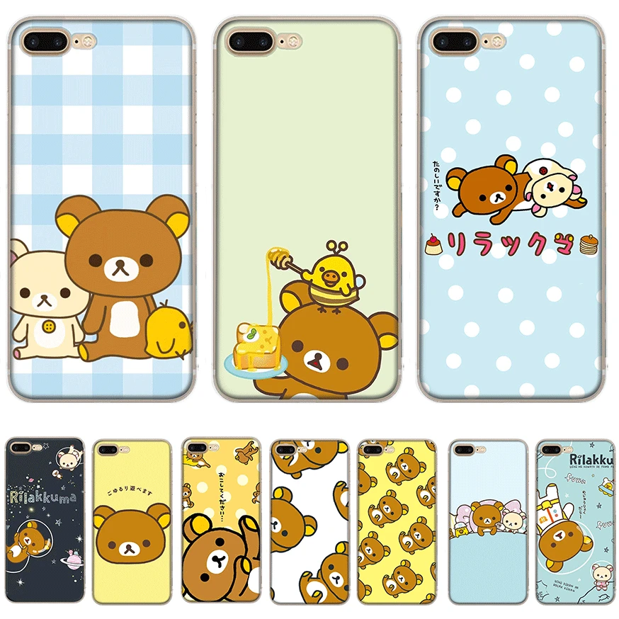 Чехол для телефона iPhone 11 Pro 6 6s 7 8 Plus 5 5S X XS XR Max Rilakkuma|Чехлы-накладки| |