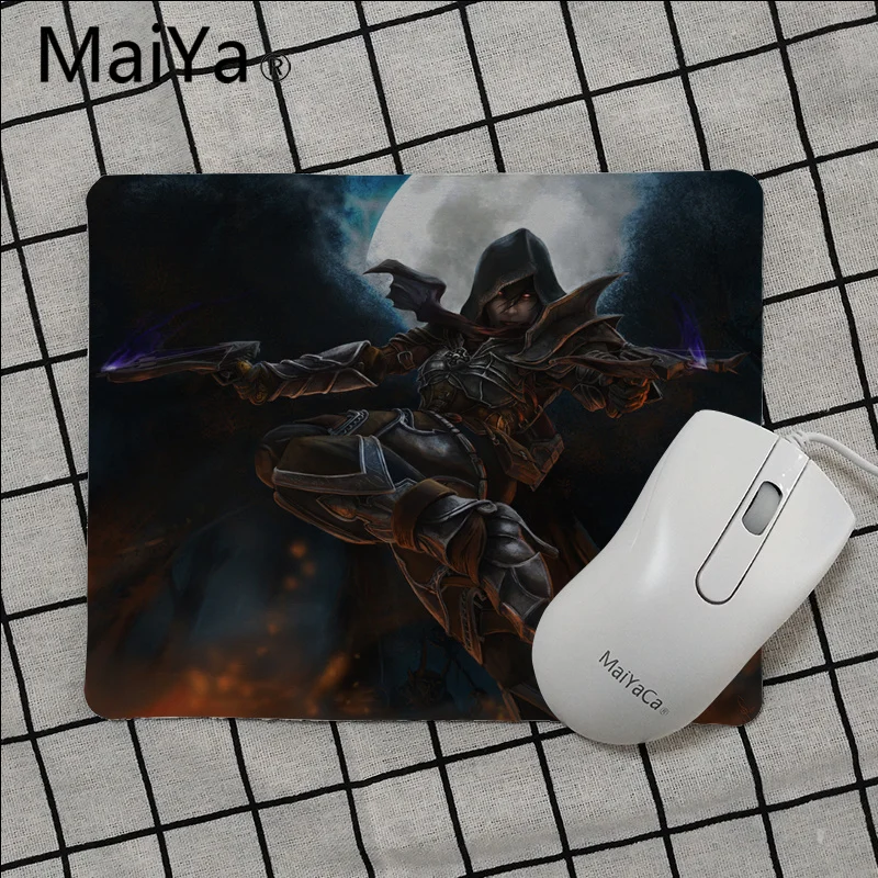 Maiya Высокое Качество Игровой Diablo ноутбук компьютерный коврик для мыши Гладкий коврик для письма настольные компьютеры мат игровой коврик для мыши - Цвет: No Lock Edge18x22cm