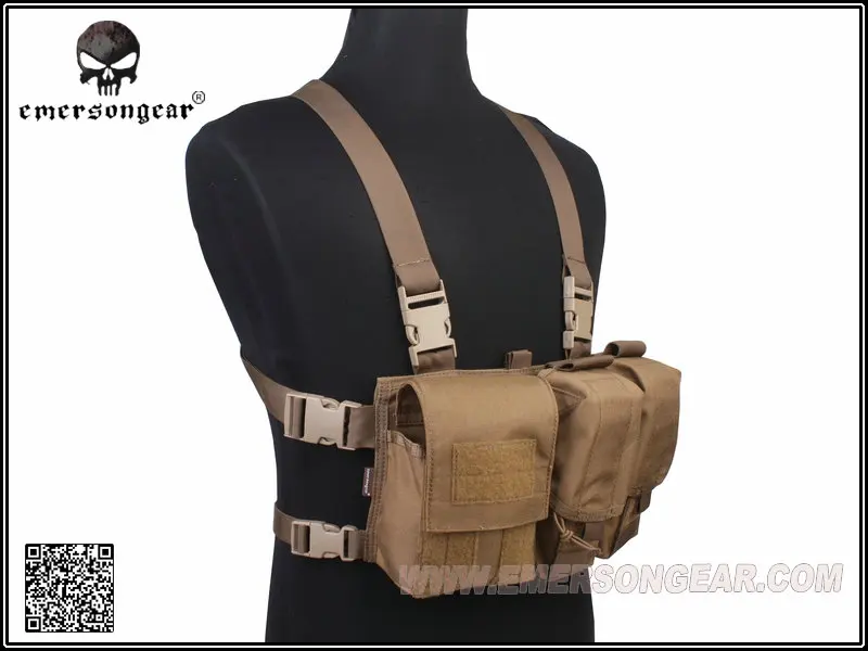 Emerson светильник Кая нагрудная установка серо коричневый EM7441CB|chest rig coyote|coyote chest