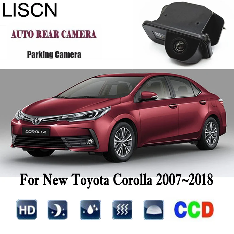 Камера заднего вида для новой Toyota Corolla 2007~ CCD камера ночного видения заднего вида/камера заднего вида